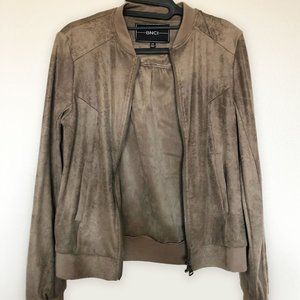 Light Brown Faux Suede BNCI Jacket XS